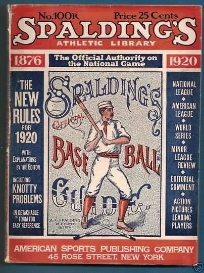 MAG 1920 Spalding's Athletic Library